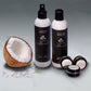 COCONUT ALMOND BEAUTY AND CANDLE GIFT SET